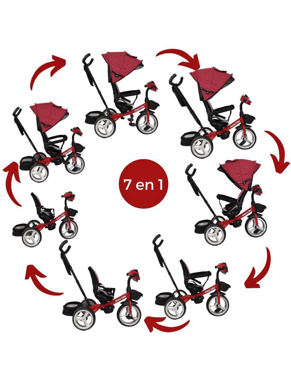 Triciclo rodada 10 Asiento 360 luz y sonido unisex 6