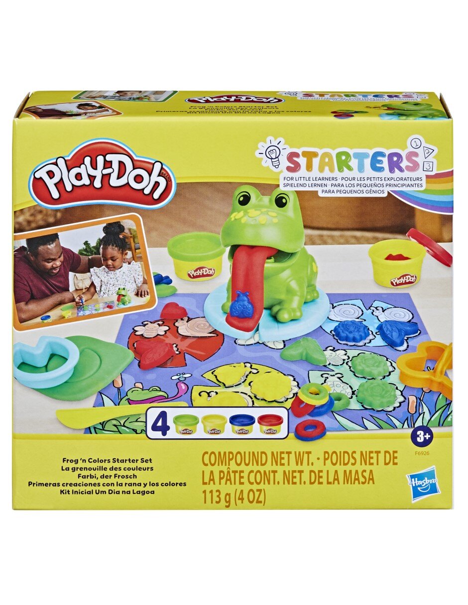 Manualidades play-doh rana y colores starters no aplica 2