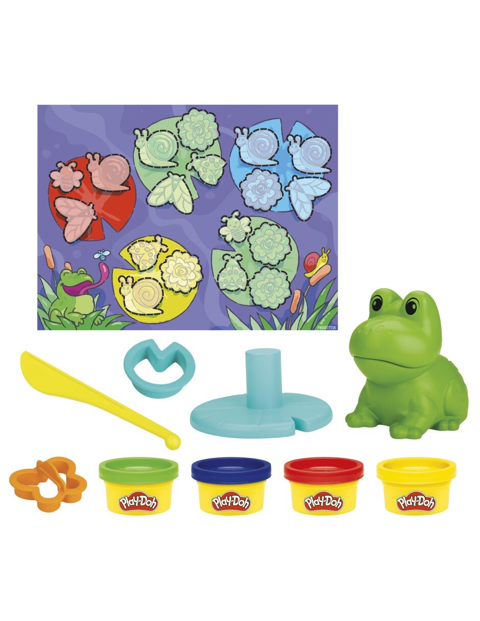 Manualidades play-doh rana y colores starters no aplica 4