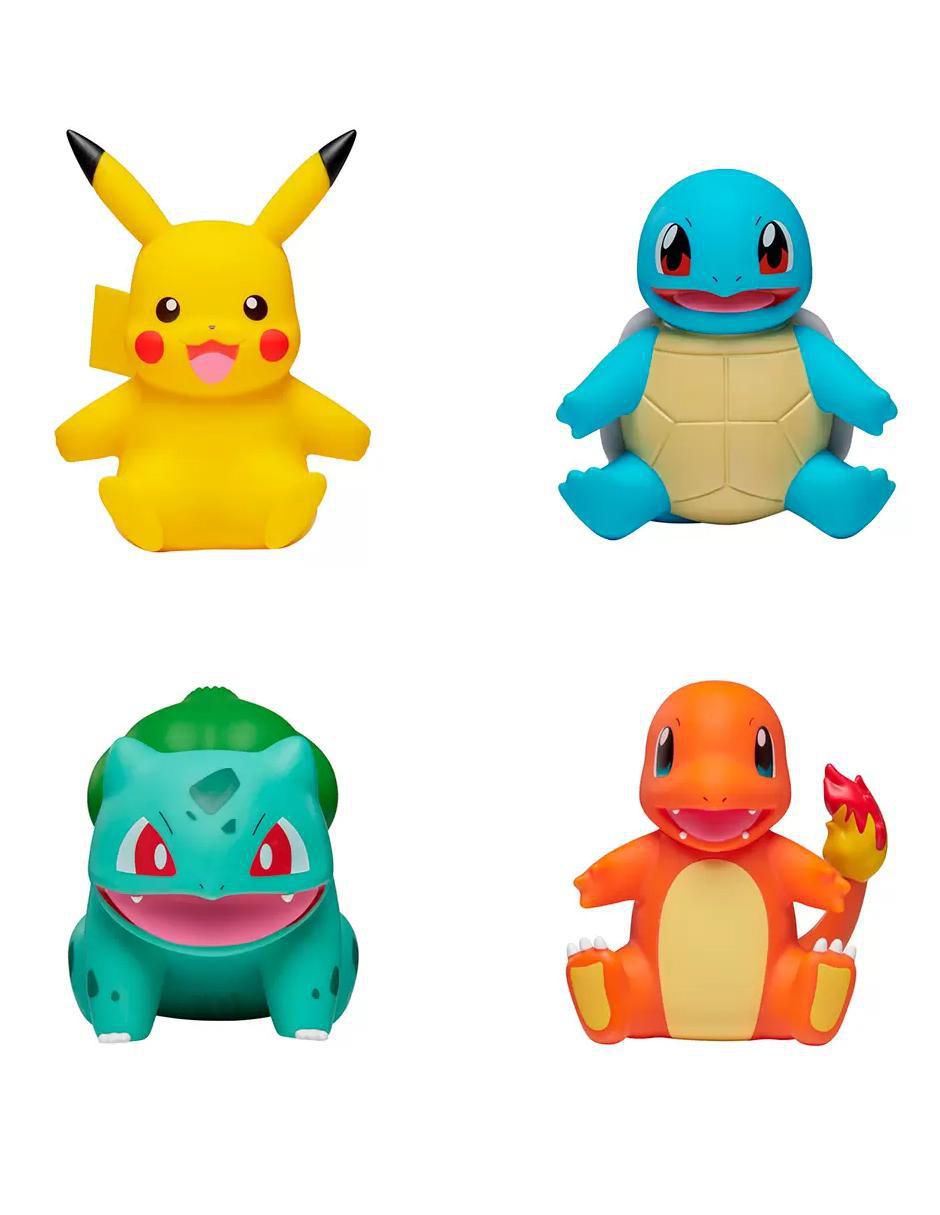 Set figuras acción articulada Pokémon Pikachu