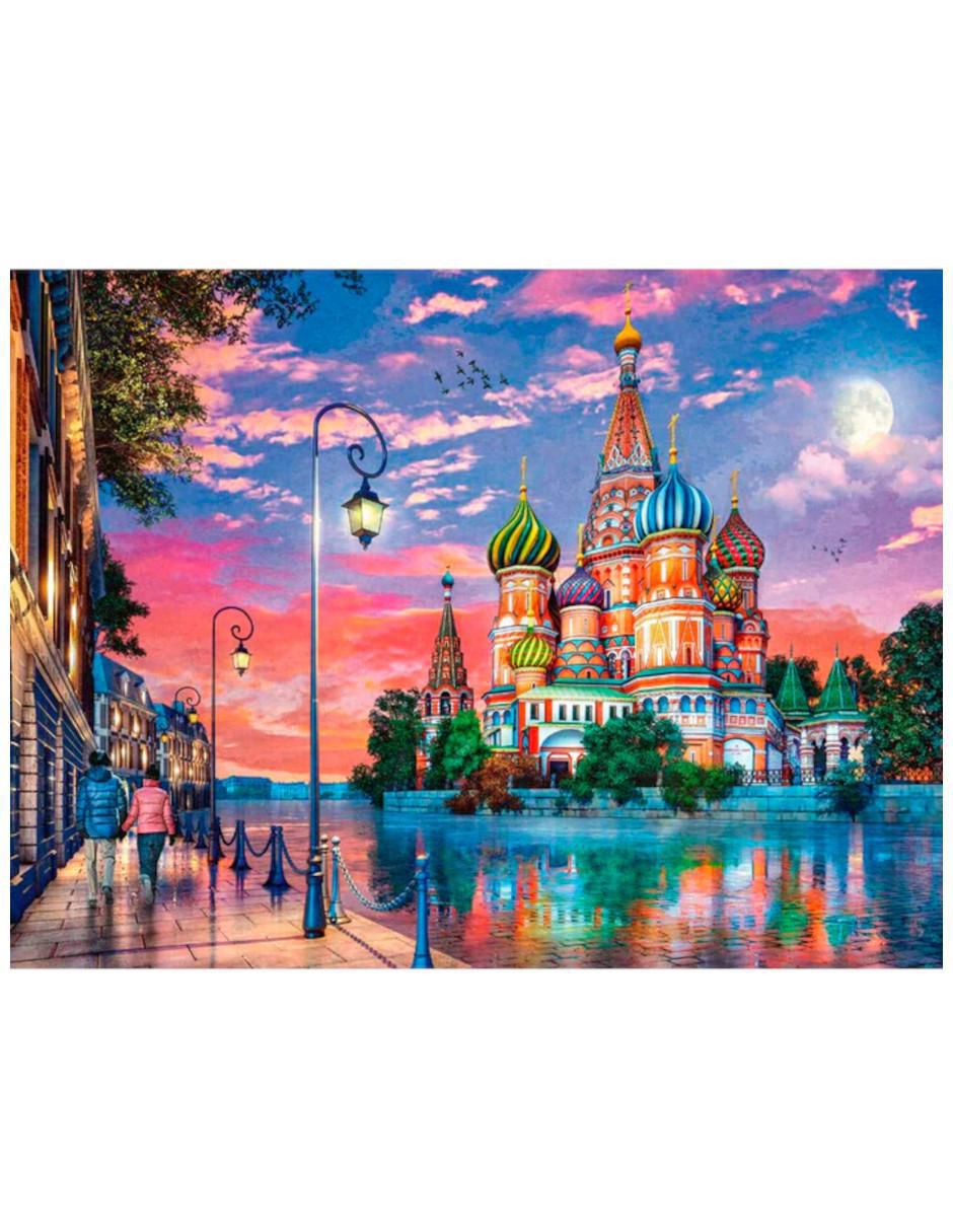 Rompecabezas Catedral de San Basilio, Moscu 1500 piezas