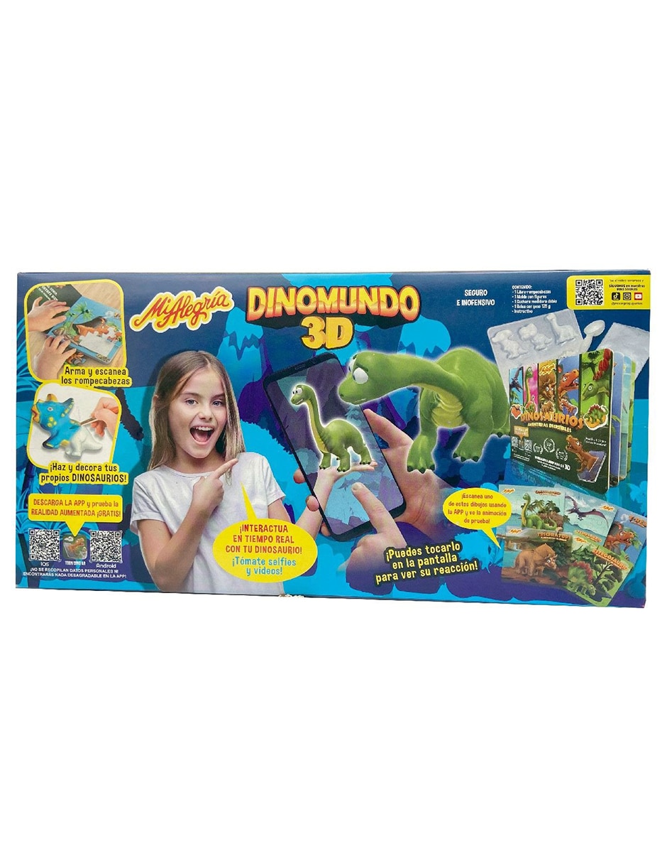 Dinomundo 3D Mi Alegria juego didáctico unisex 4