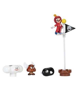 Diorama Super Mario Gomba, Mario y Bullet Bill Collectors 1