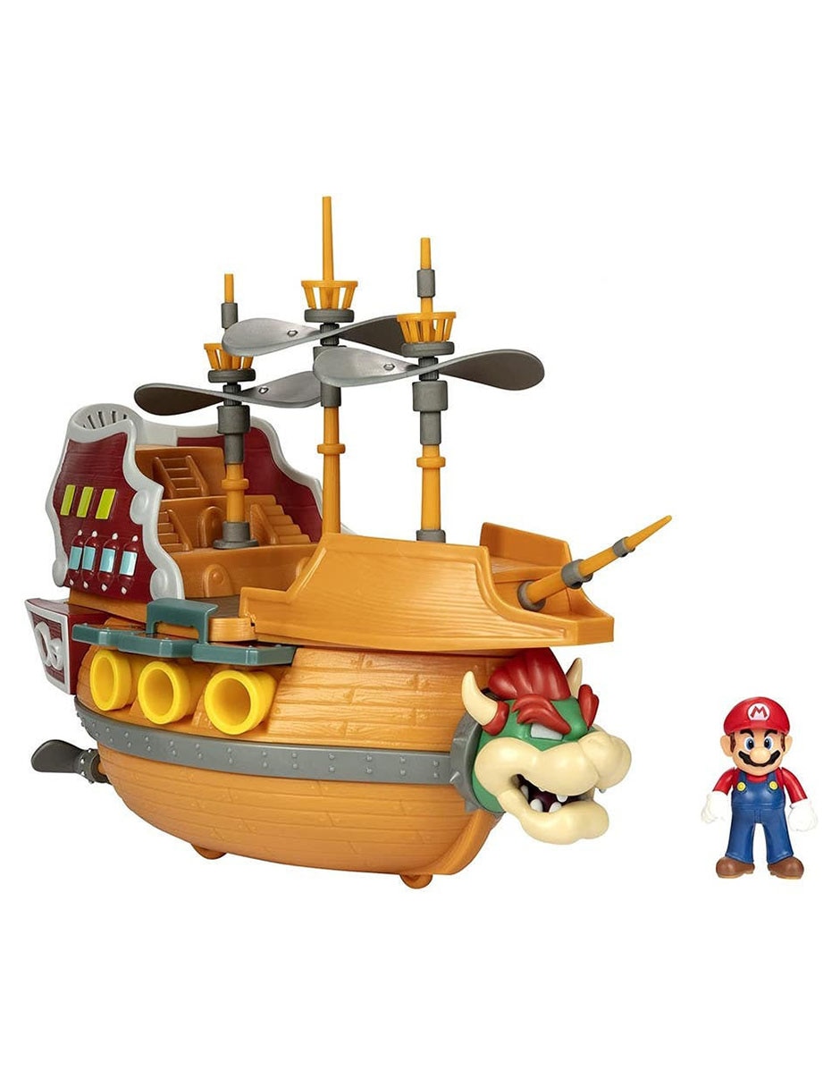 Juego Aeronave Deluxe De Bowser Jakks Pacific de Super Mario