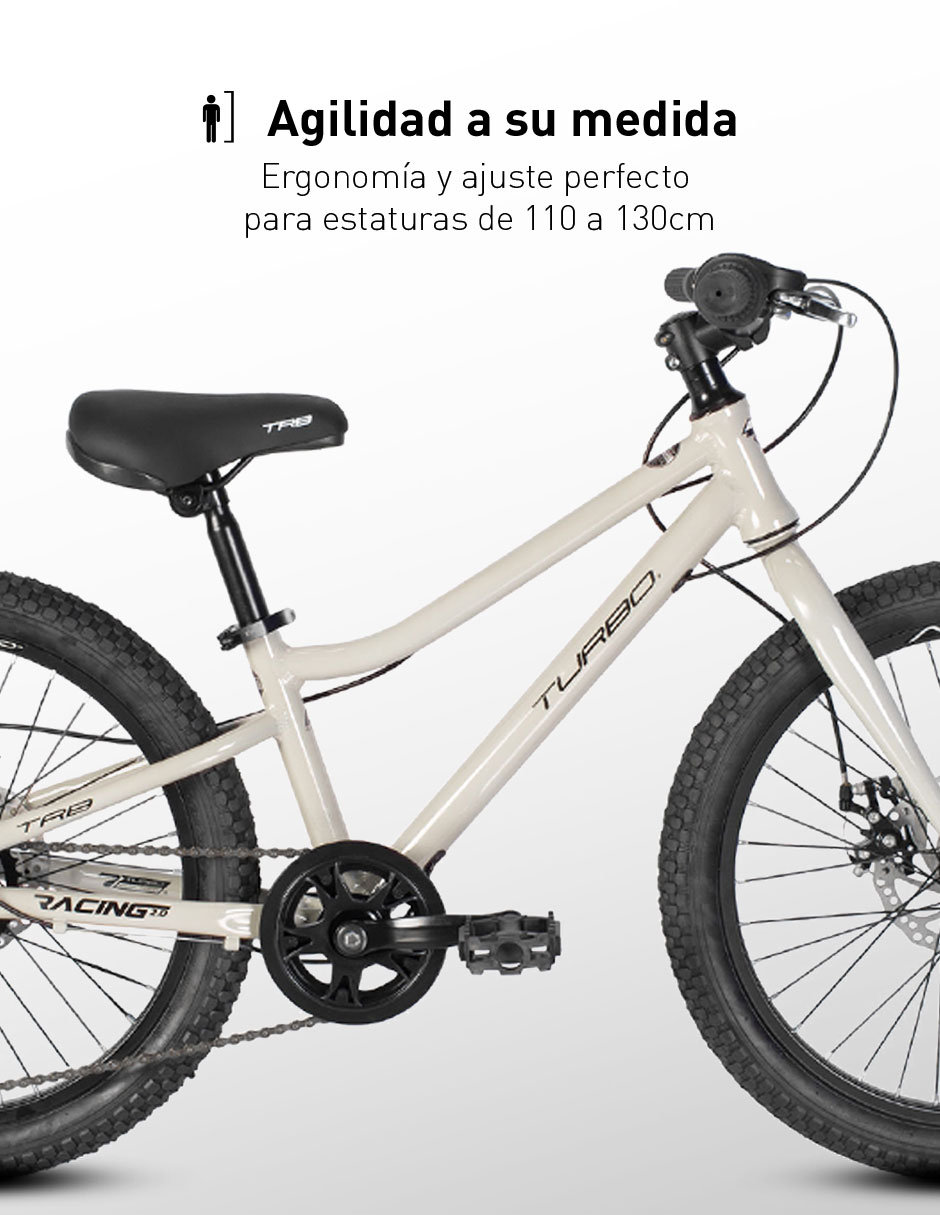Bicicleta infantil Turbo rodada 20 unisex