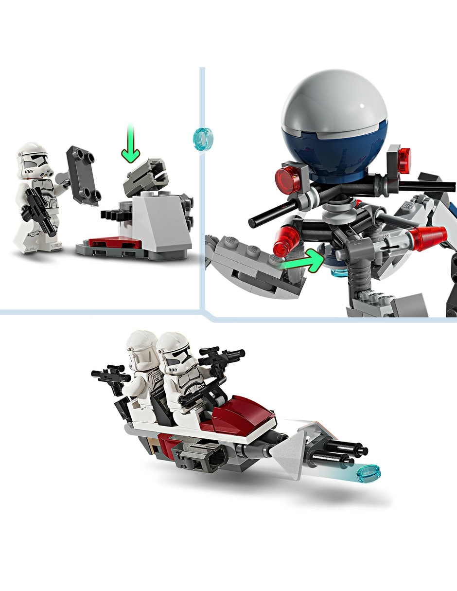 Star Wars Pack De Combate: Soldado Clon Y Droide De Combate 75372 7