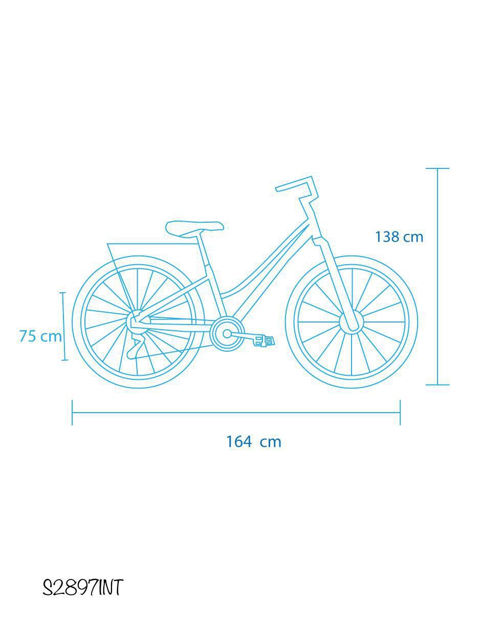 Bicicleta infantil rodada unisex 5