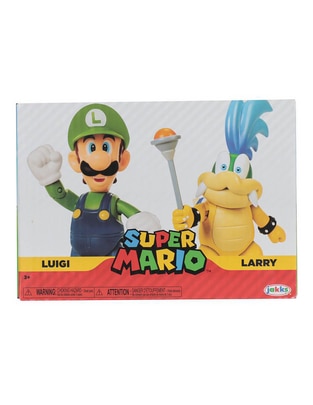 Set figuras acción articulada Super Mario Luigi y Larry Collectors Set figuras acción articulada Super Mario Luigi y Larry Collectors