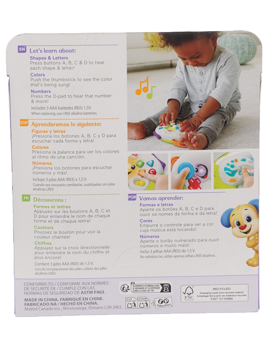 Control Juega Y Aprende Conmigo Fisher Price Ríe Y Aprende juego didáctico infantil unisex