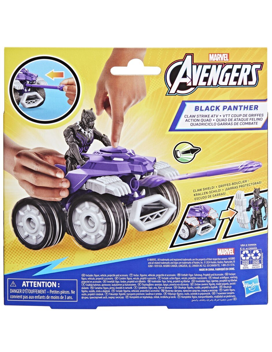 Figura de acción articulada Avengers Black Panther Marvel 4