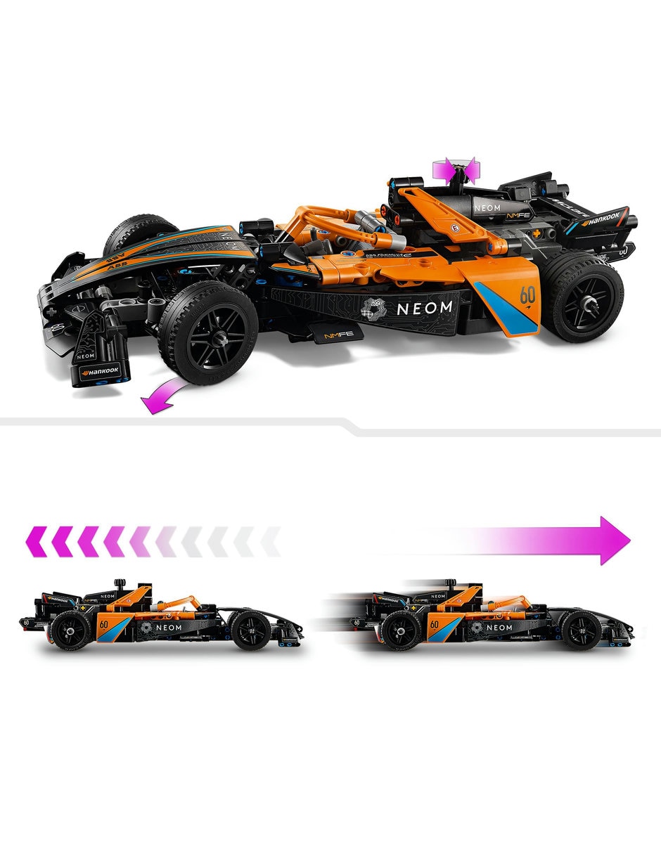 LEGO Neom Mclaren Formula E Race Car 42169 Lego Technic 6