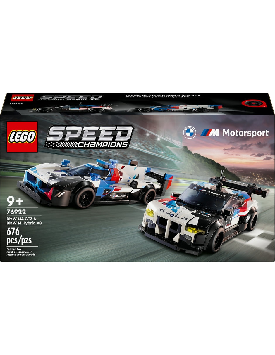 LEGO Autos De Carreras Bmw M4 Gt3 Y Bmw M Hybrid V8 76922 Lego® Speed Champions