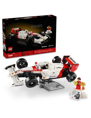 LEGO Icons McLaren MP4/4 y Ayrton Senna 10330