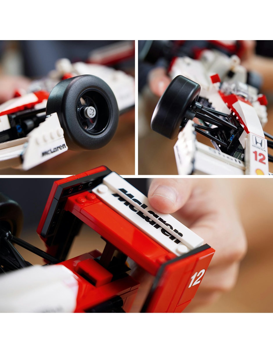 LEGO Icons McLaren MP4/4 y Ayrton Senna 10330