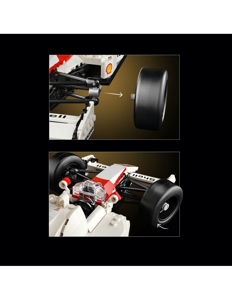 LEGO Icons McLaren MP4/4 y Ayrton Senna 10330