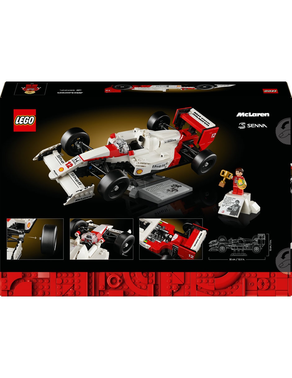 LEGO Icons McLaren MP4/4 y Ayrton Senna 10330