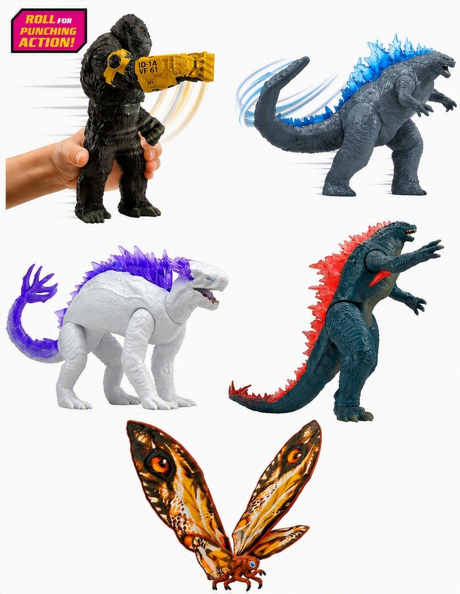 Figura de acción articulada Godzilla vs Kong The New Empire con movimiento