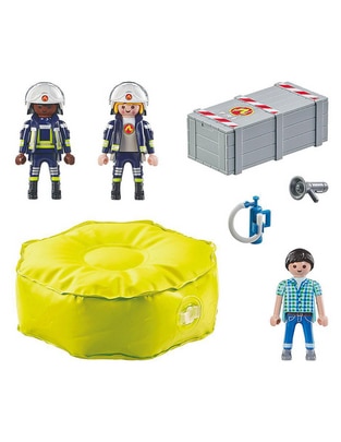 Playmobil Firefighter With Air Pillow Fire Brigade 71465 Fire Brigade
