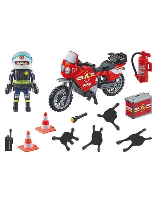 Playmobil Moto De Bomberos 71466