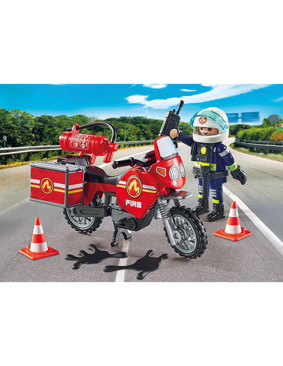 Playmobil Moto De Bomberos 71466 2