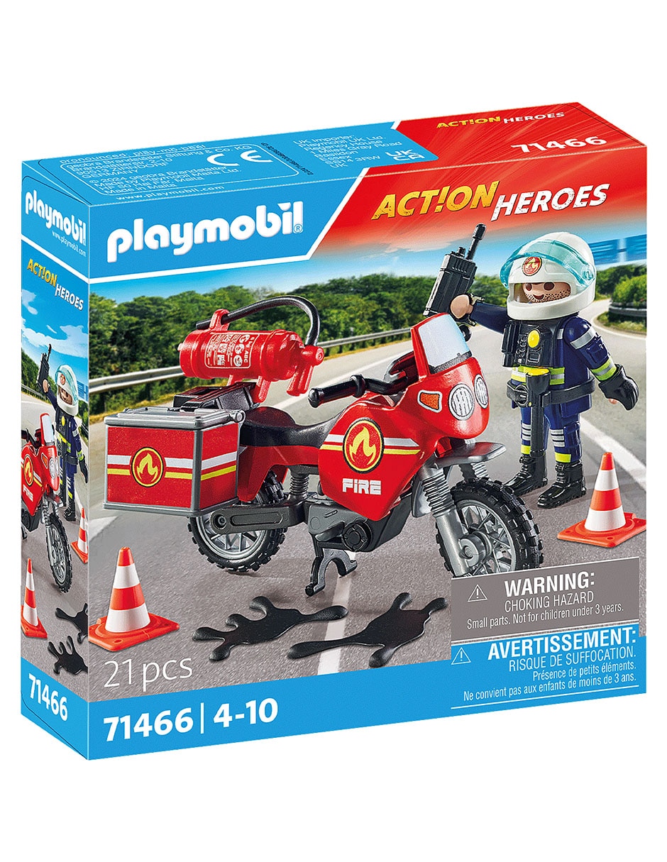 Playmobil Moto De Bomberos 71466 3