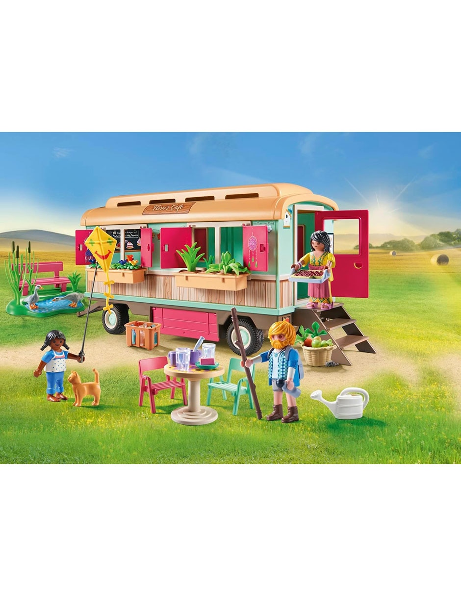Playmobil Café Tren Con Huerto 71441 Country 2