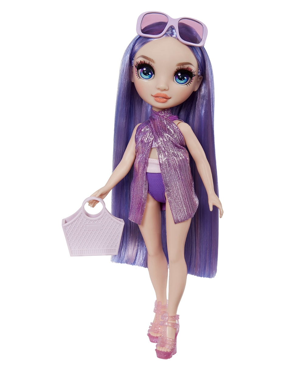 Muñeca fashion rainbow swim & style 4