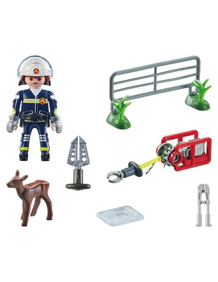 Playmobil Cuerpo De Bomberos De Rescate De Animales 71467 Fire Brigade