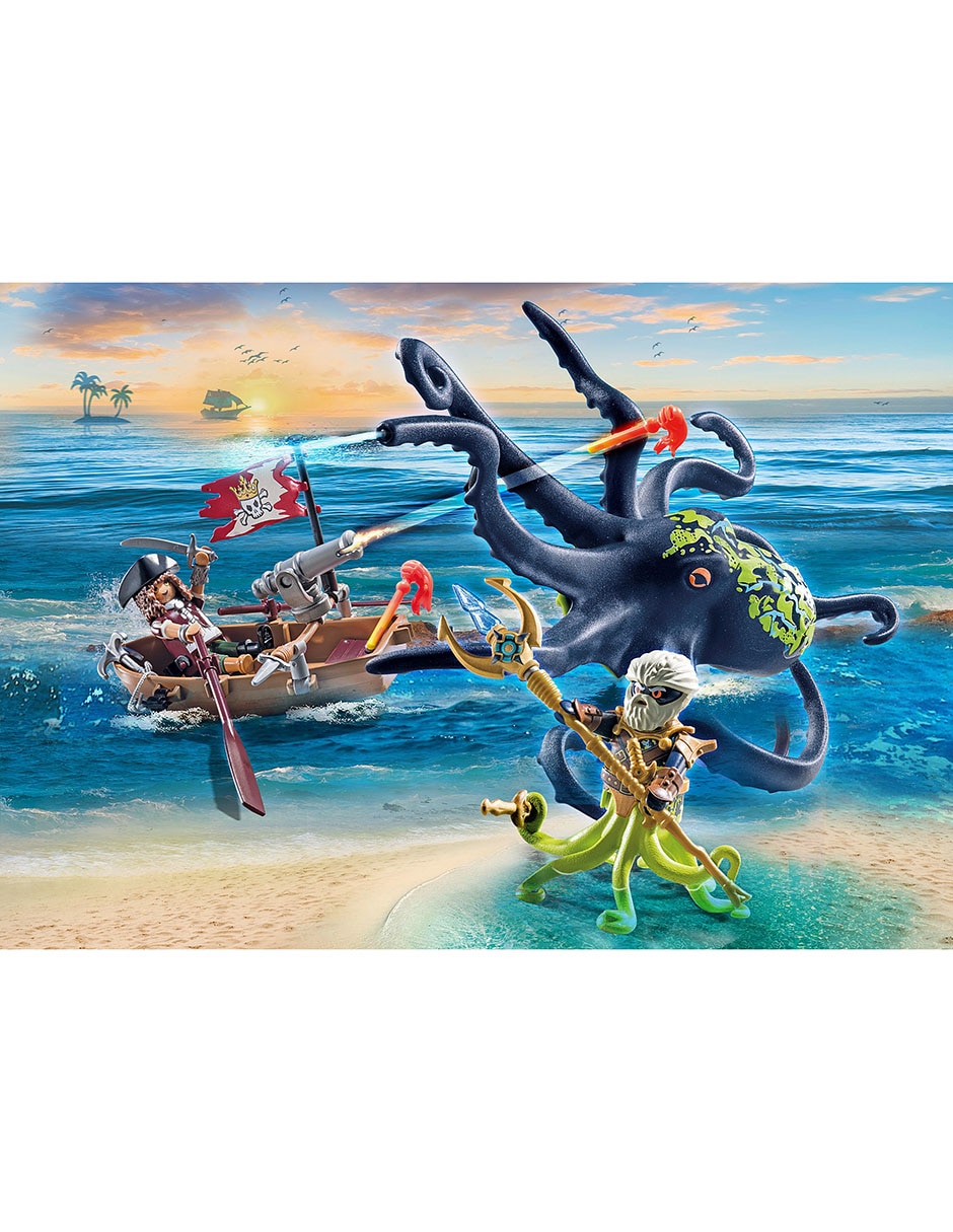 Playmobil Battle With The Giant Octopus 71419 Pirates 3