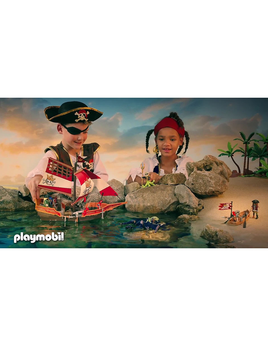 Playmobil Battle With The Giant Octopus 71419 Pirates 4