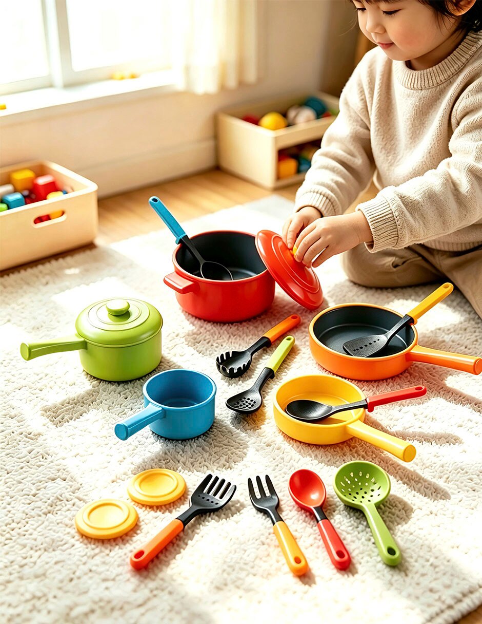 Kitchen utensil set juego de rol para niños 6