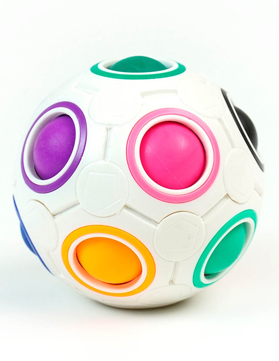 Rainbow Ball Cube juego de destreza unisex 5
