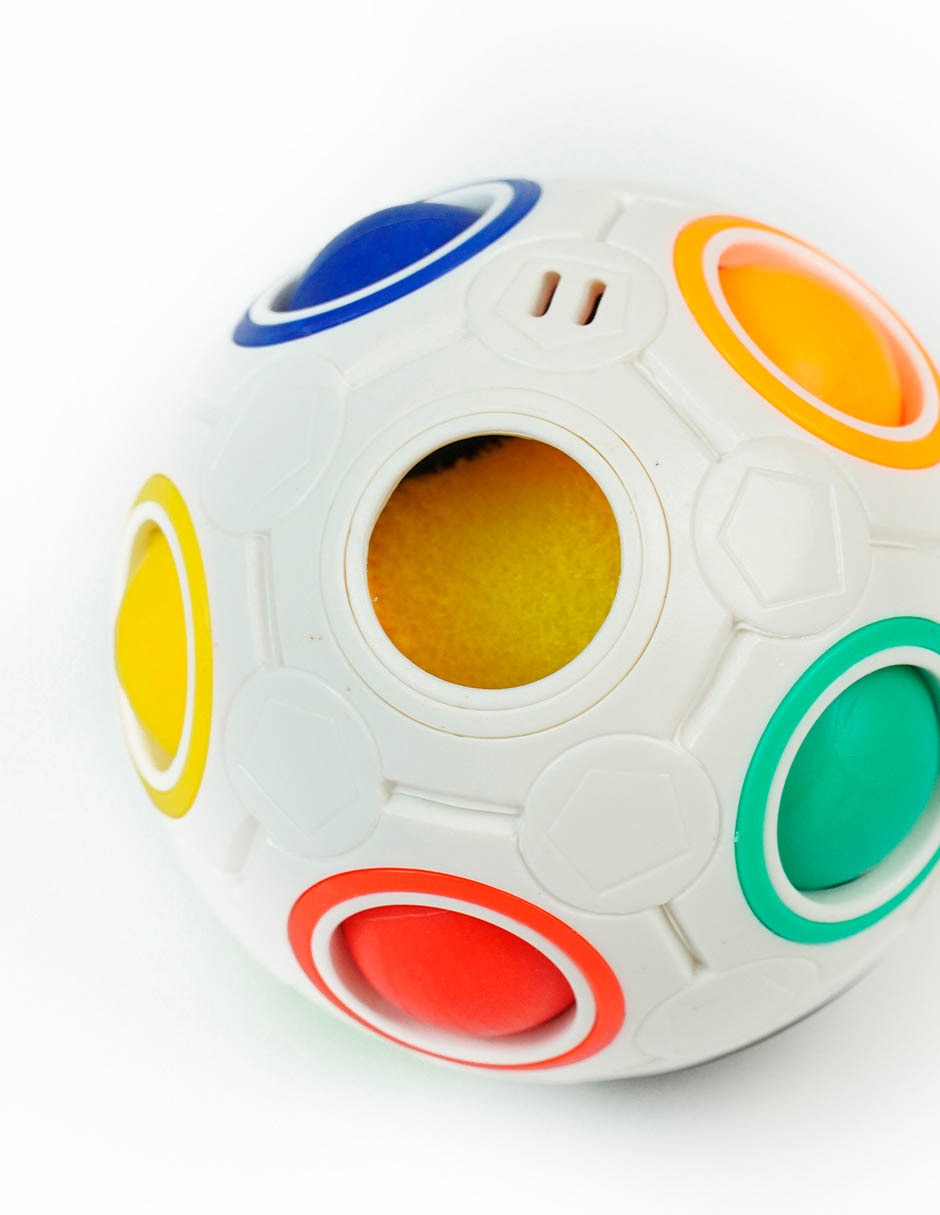 Rainbow Ball Cube juego de destreza unisex 3