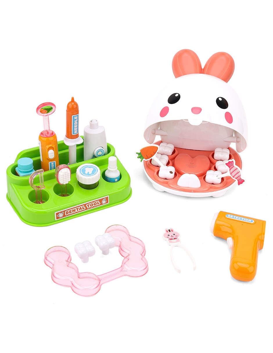 Rabbit Dental Set juego interactivo unisex
