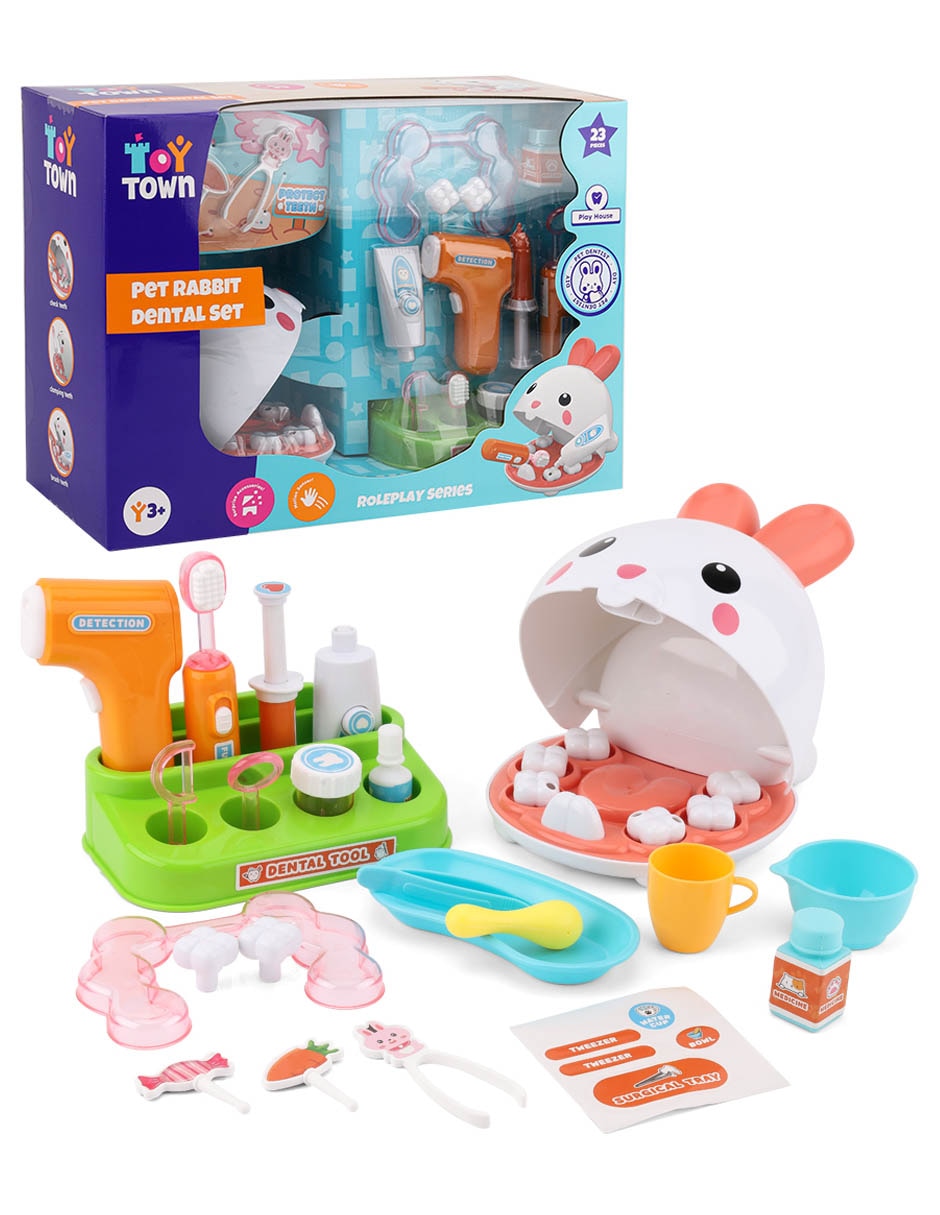 Rabbit Dental Set juego interactivo unisex 3