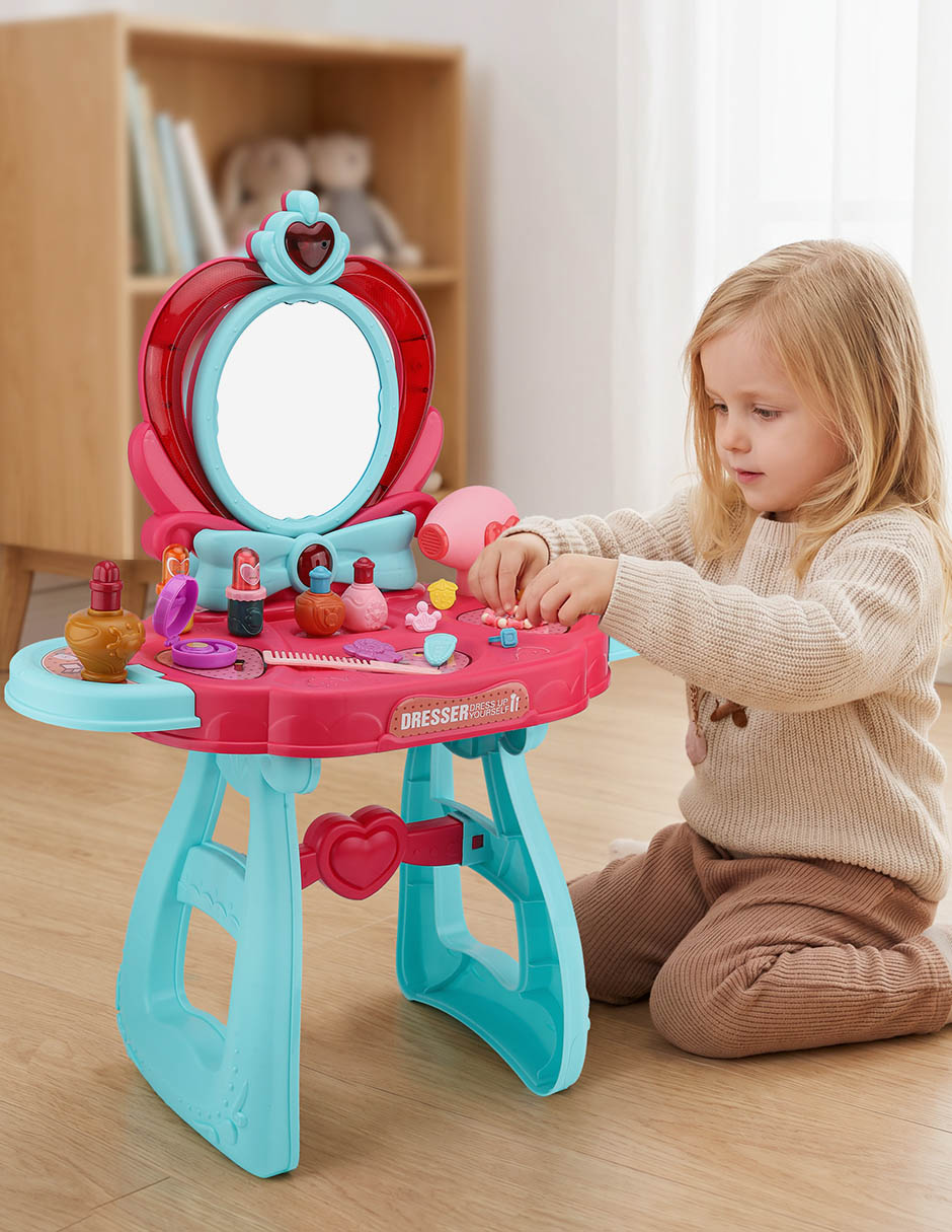 Juguete cosméticos luxury dressing table 6