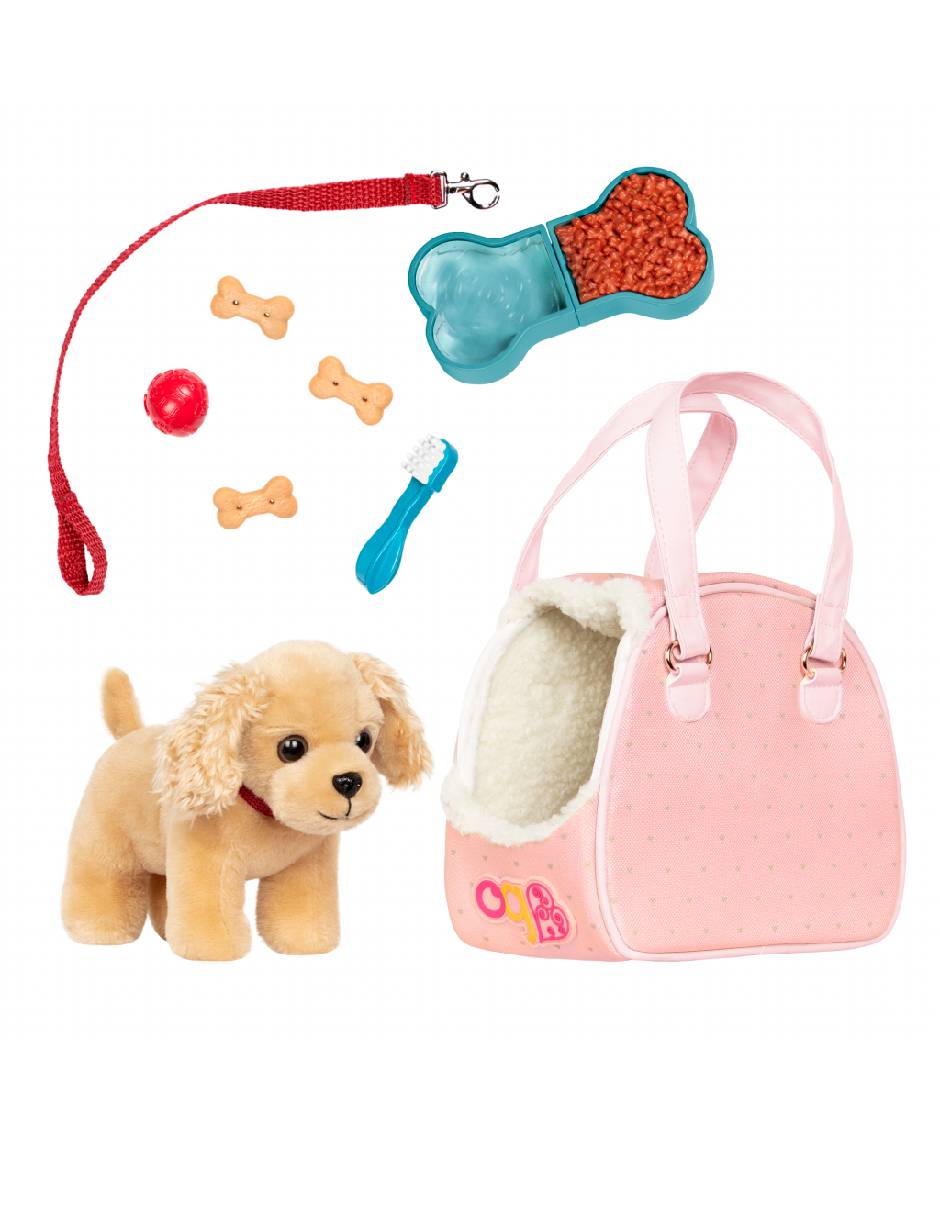 Cachorro Cocker Spaniel bolsa con accesorios