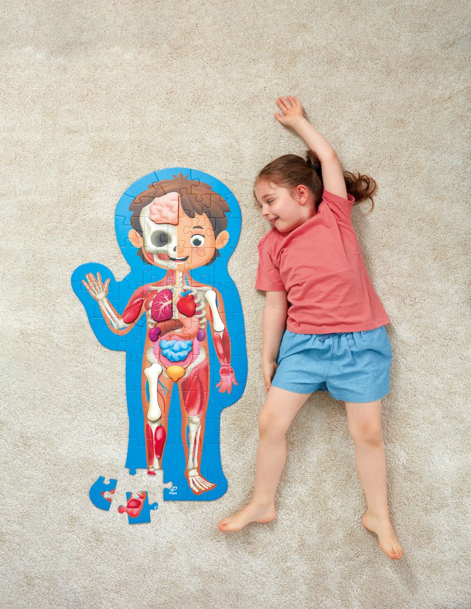 Rompecabezas cuerpo humano 61 piezas 8
