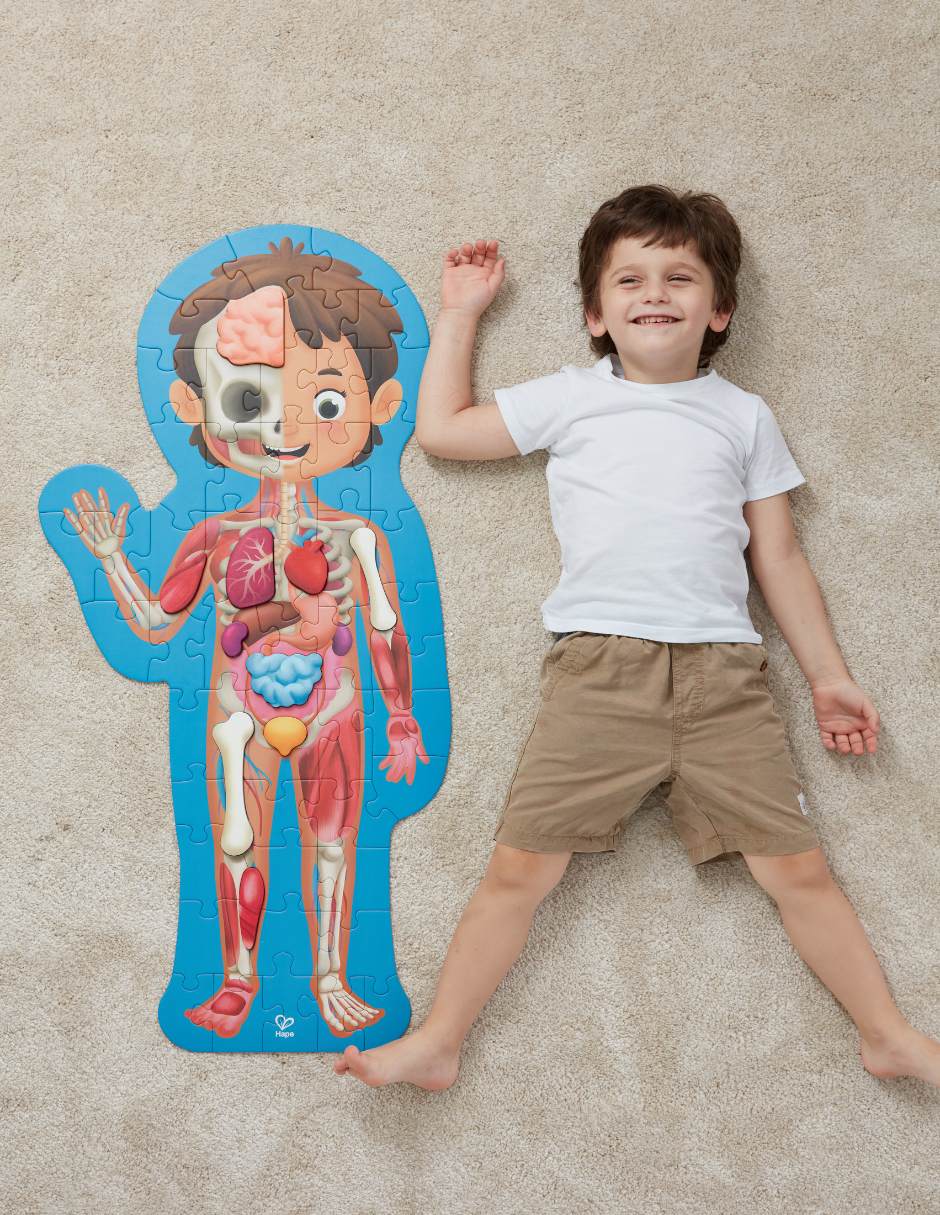 Rompecabezas cuerpo humano 61 piezas 10