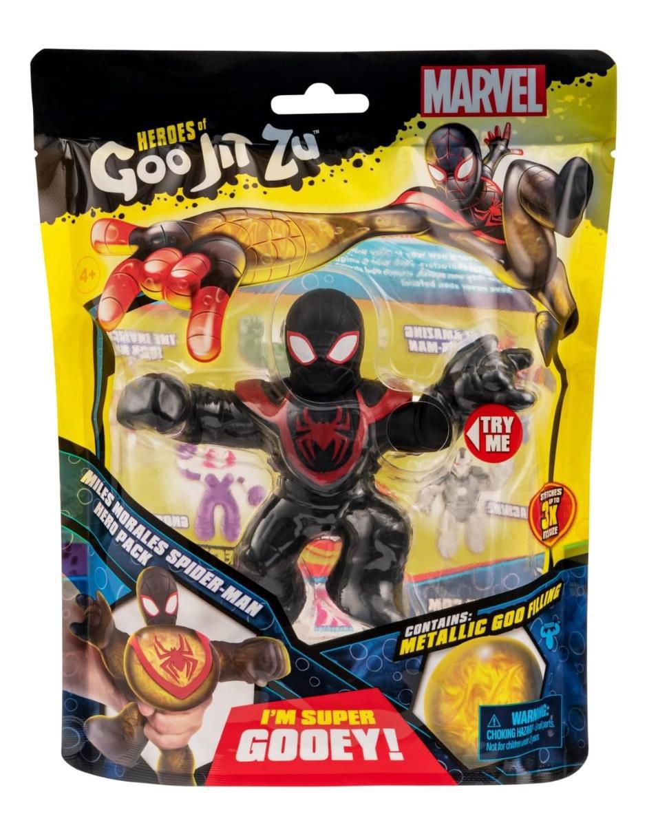 Figura de colección articulada Goo Jit Zu Spider-Man Elástico