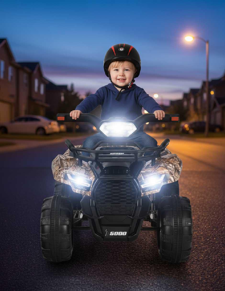 Moto montable con control remoto fast race de recargable 9