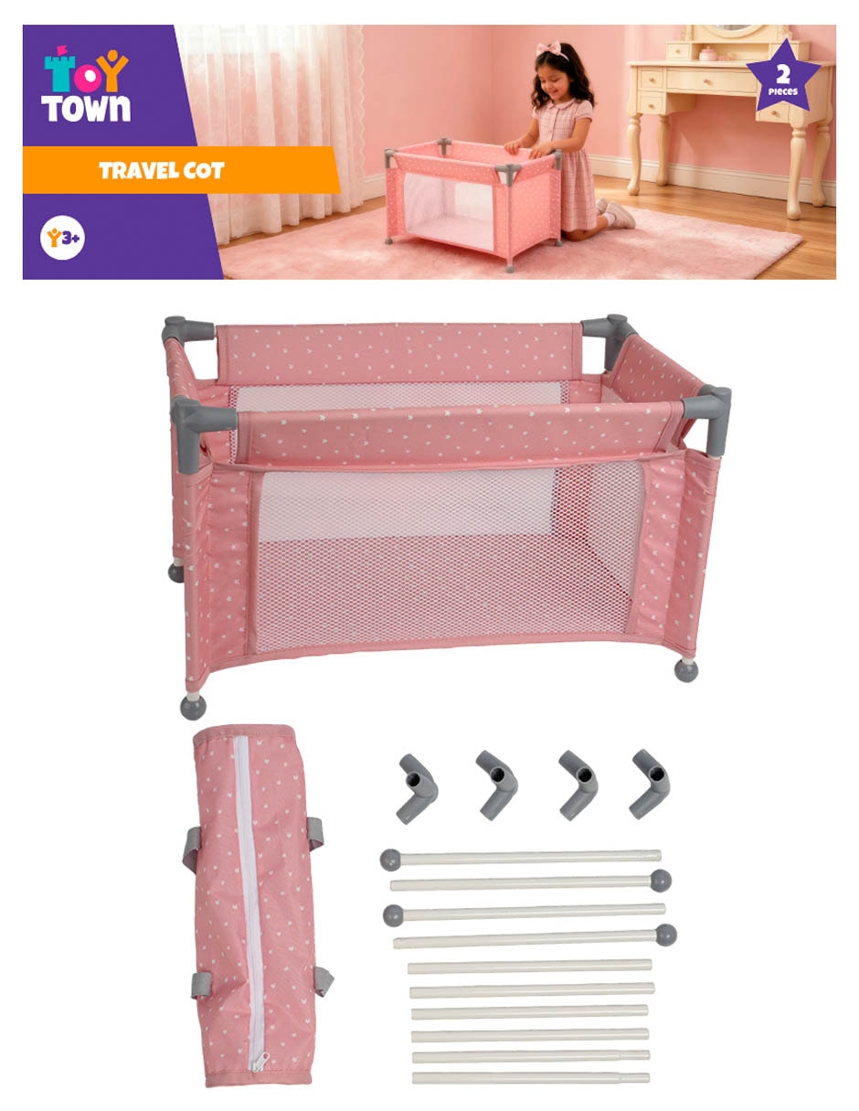 Ropa y accesorio de muñeca Travel Cot