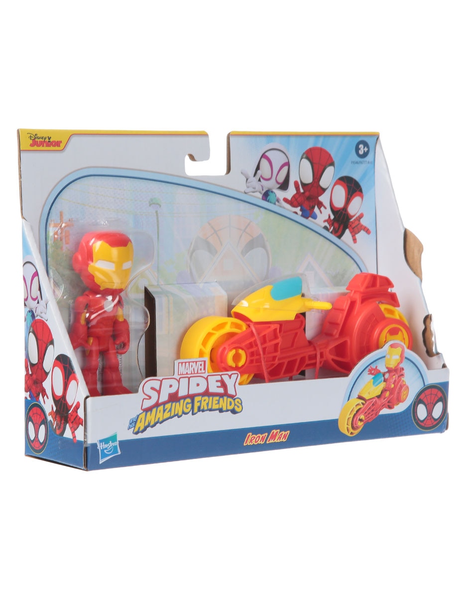 Figura de acción Spidey and His Amazing Friends Iron Man Marvel articulado