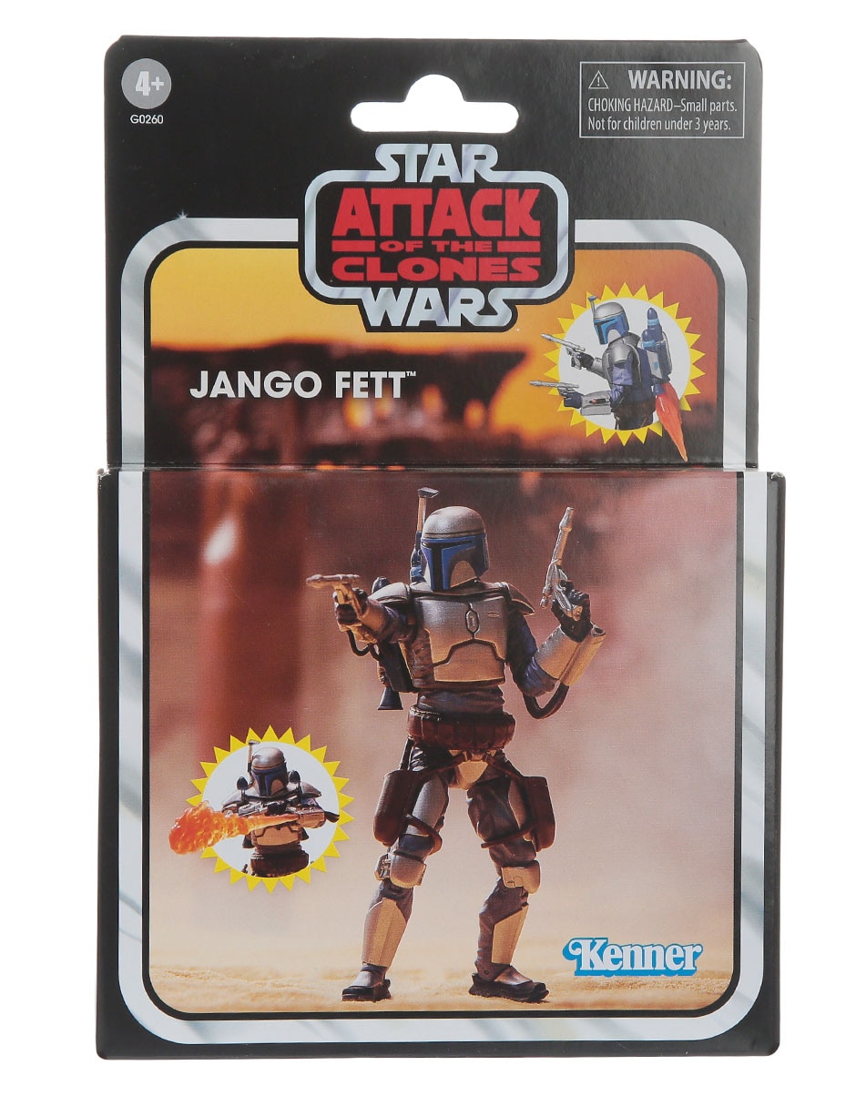 Figura de acción Star War Attack of the Clones Jango Fett articulado 6