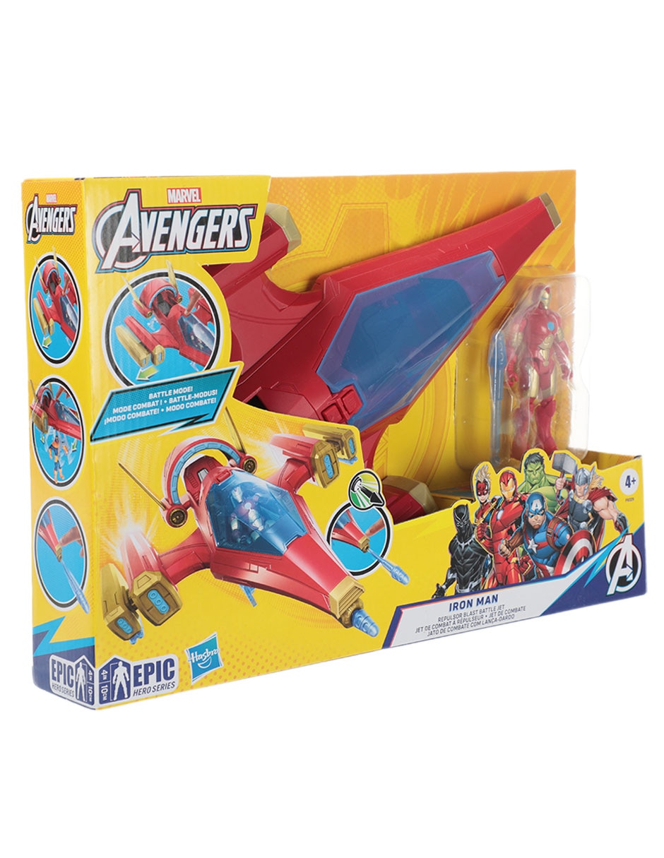 Aeronave Marvel Jet de combate Iron Man