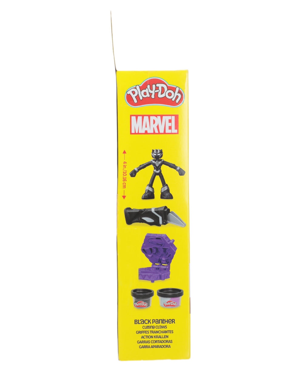 Figura de acción Avengers Pantera negra Play Doh elástico