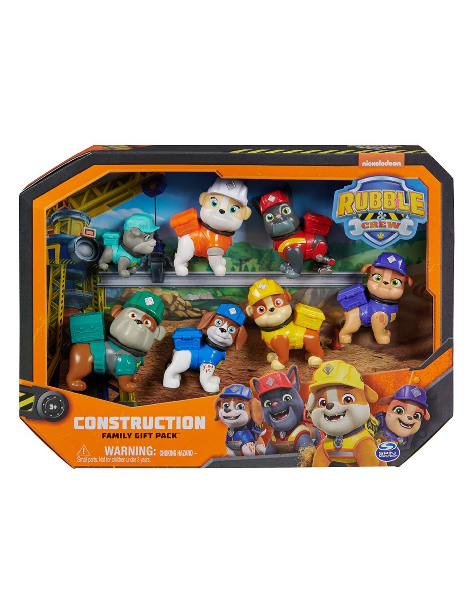 Set figuras acción articulada Paw Patrol Rubble 2
