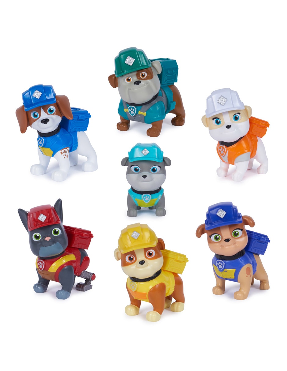 Set figuras acción articulada Paw Patrol Rubble 3