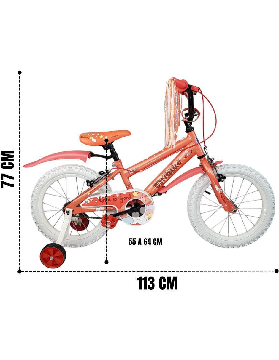 Bicicleta infantil rodada 16 Rainbow 7