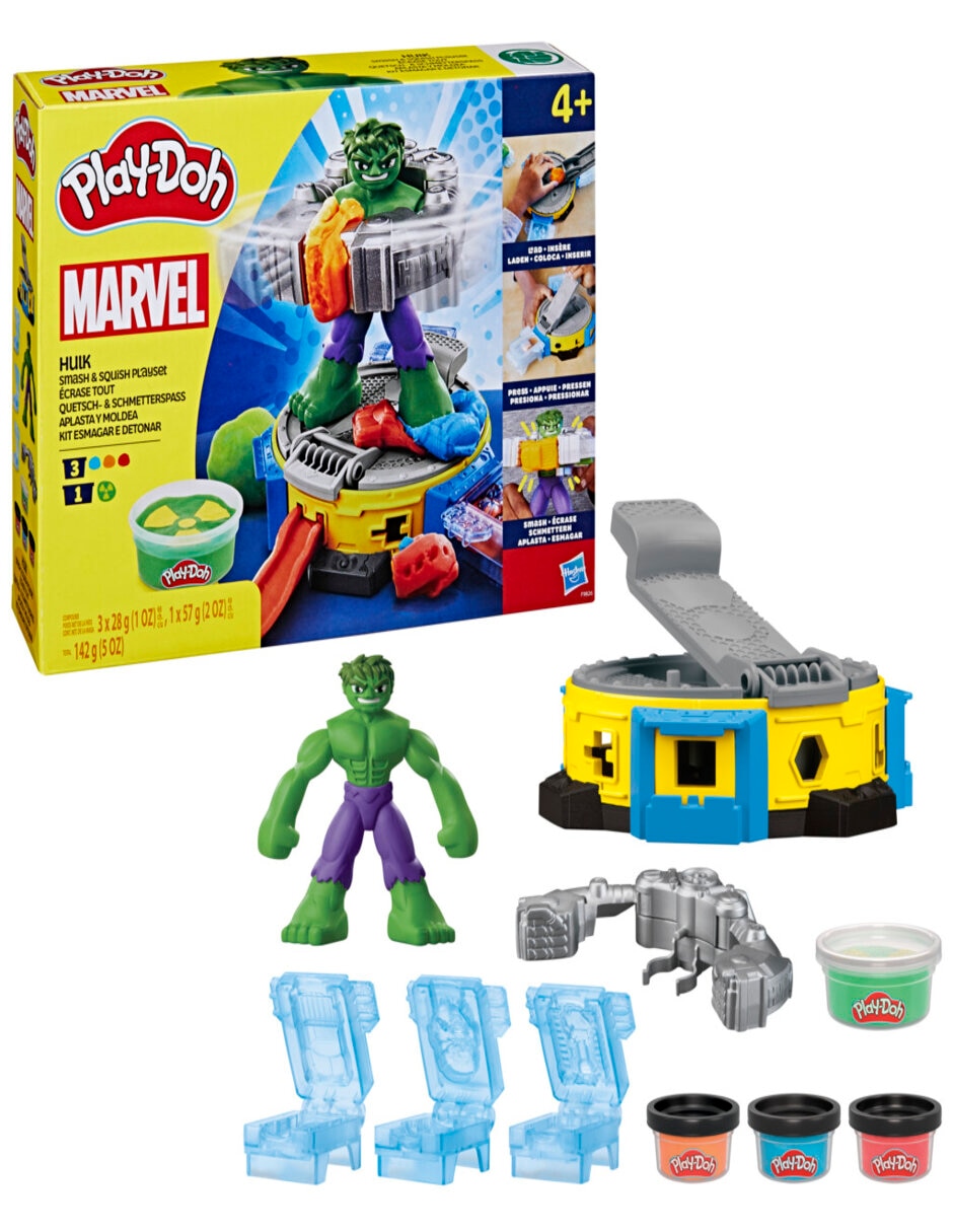 Set figuras acción articulada Marvel Hulk 6